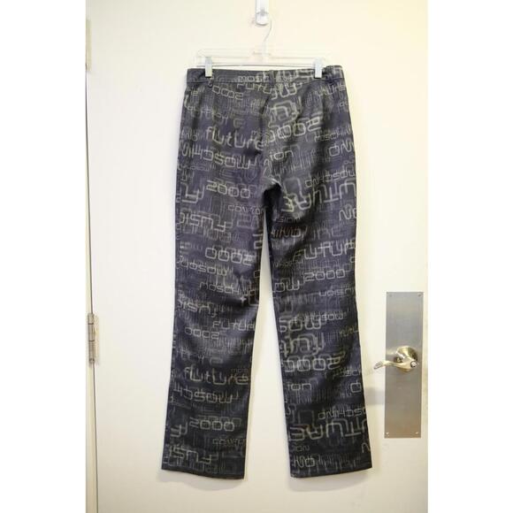 00's Moschino Jeans Text Script Straight-Leg-Pant - Picture 2 of 9